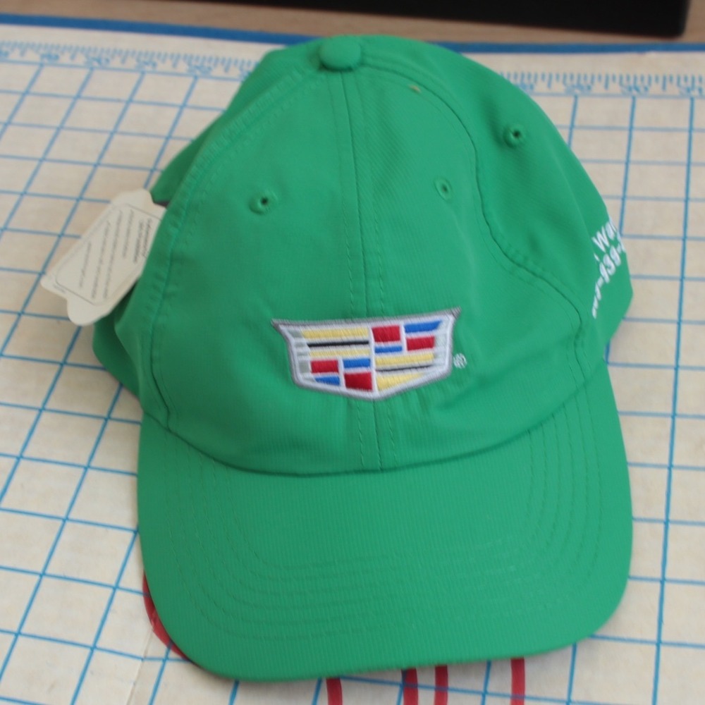 Cadillac‎ Logo Performance Green Baseball Hat Cap X210P NWT
